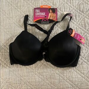 Maidenform Black Full Coverage Bra with Molded Cups